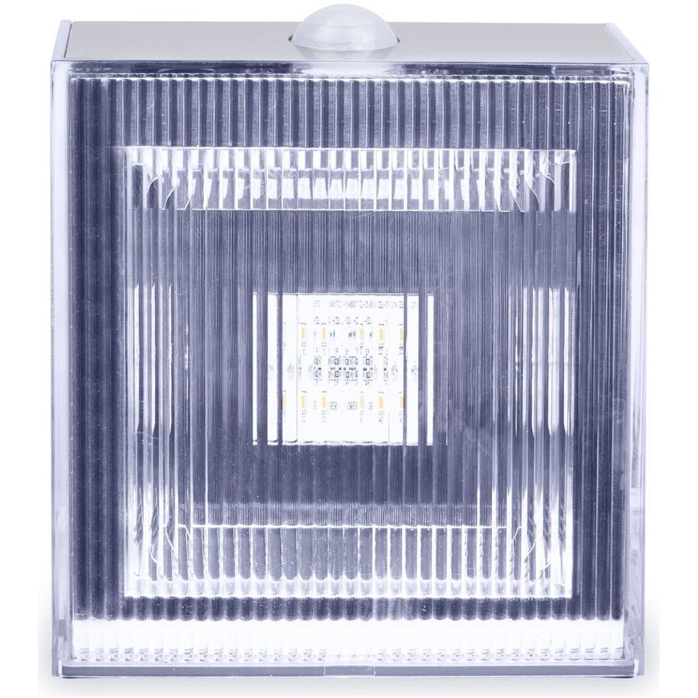 Applique Solare e Sensore PIR Trapezoidale Argento 5000.702 - Foto 12