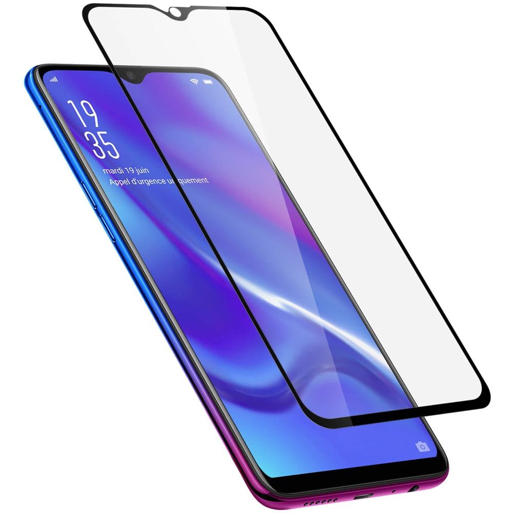 Pellicola Oppo Rx17 Neo Vetro Temperato Smussato Nero - Foto 1