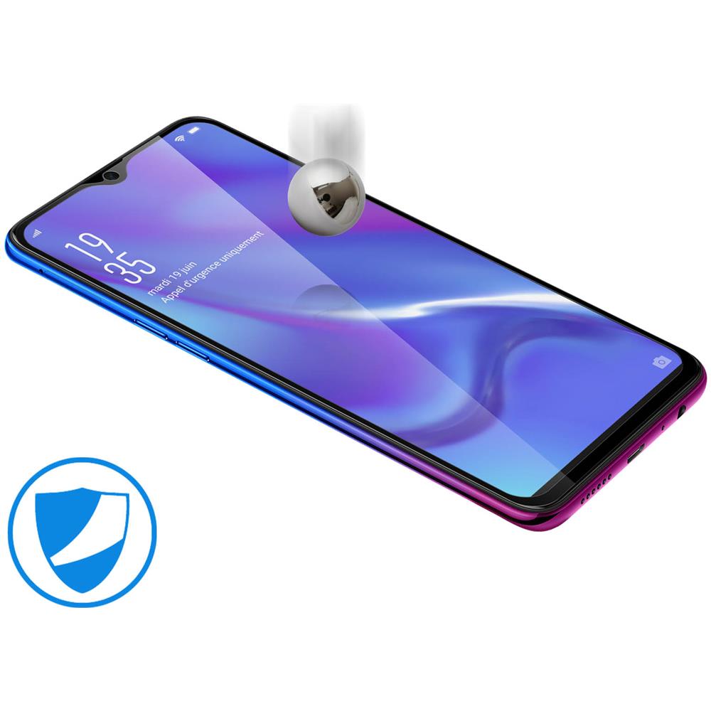 Pellicola Oppo Rx17 Neo Vetro Temperato Smussato Nero - Foto 2