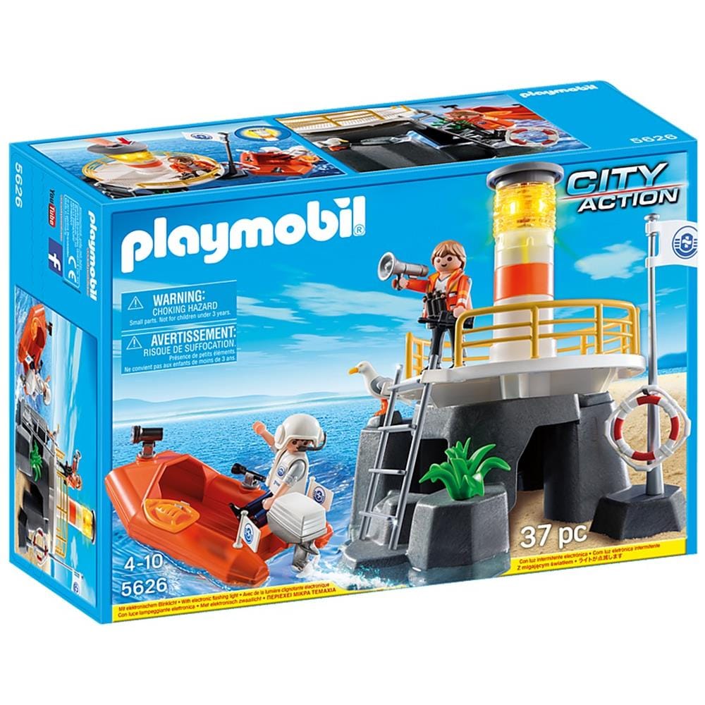 5626 City Action - Phare Avec Bateau De Secours - Foto 1