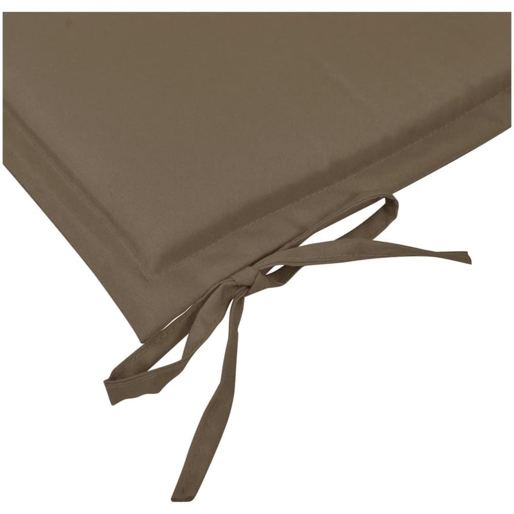 Cuscino per Panca da Giardino Grigio Talpa 120x50x4 cm - Foto 6