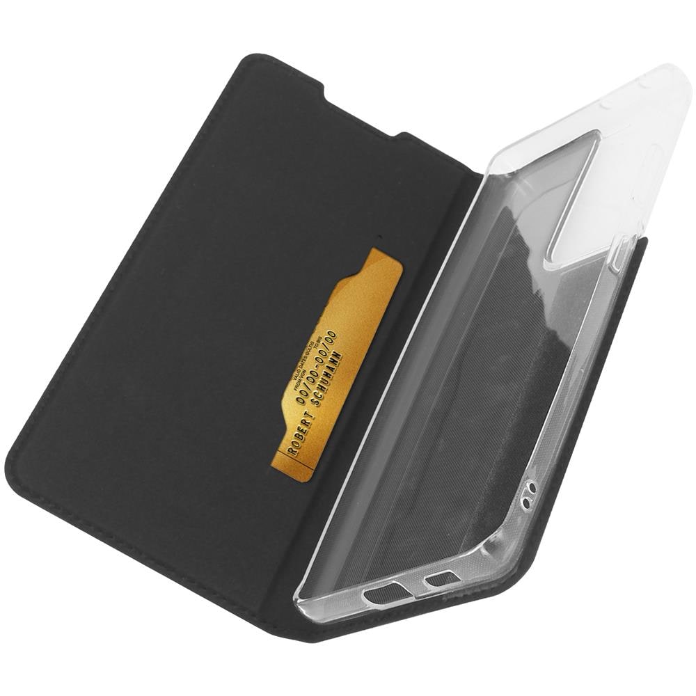 Custodia Per Samsung Galaxy S21 Ultra Portadocumenti Supporto Video Nero - Foto 1