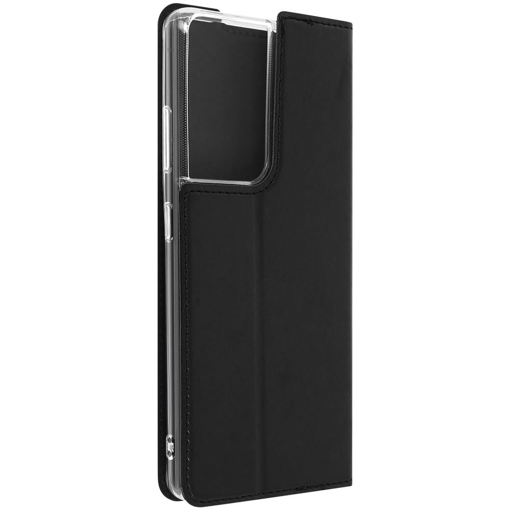 Custodia Per Samsung Galaxy S21 Ultra Portadocumenti Supporto Video Nero - Foto 5