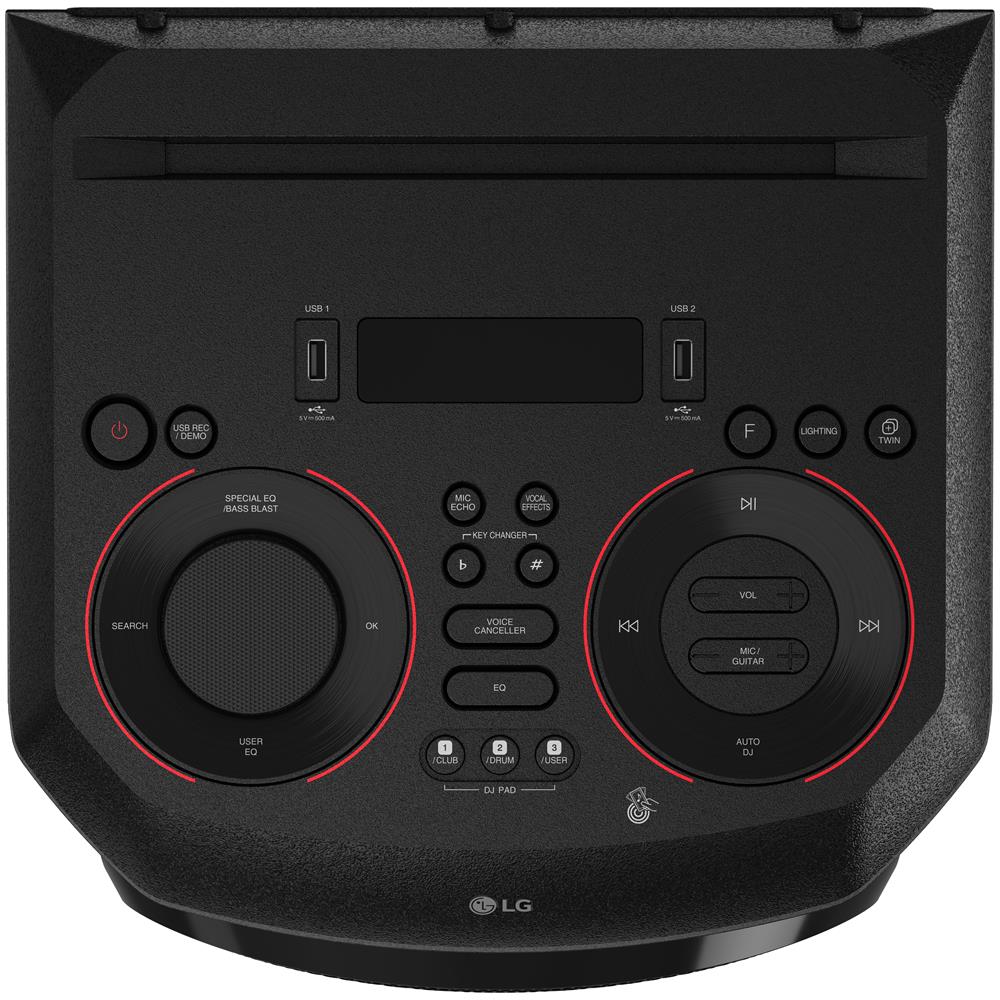 XBOOM Speaker Portatile Bluetooth Potenza 500 Watt 2 canali con lettore CD Guitar Input Radio FM /DAB+ KARAOKE - Foto 10