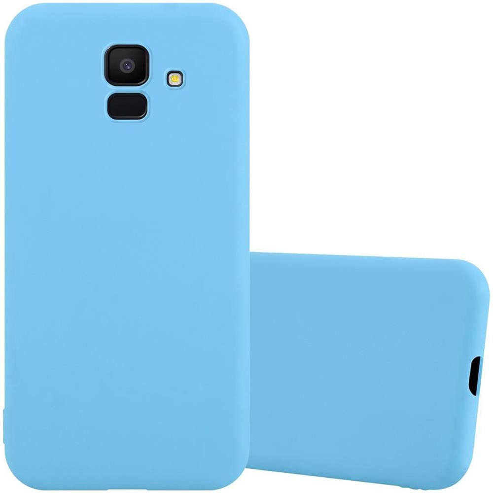 Custodia Compatibile Con Samsung Galaxy J6 2018 Eu / J600 In Candy Blu - Coperchio Protettivo In Silicone Tpu Flessibile - Foto 1