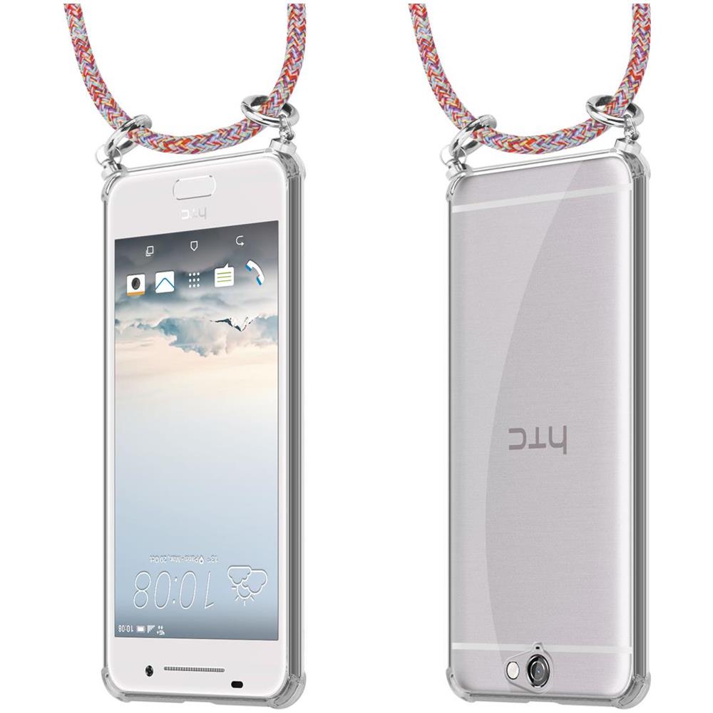 Catena Di Telefoni Cellulari Compatibile Con Htc One A9 In Colorful Parrot - Coperchio Protettivo In Silicone Con Anelli D'argento, Cinturino In Corda E Custodia Staccabile - Foto 8