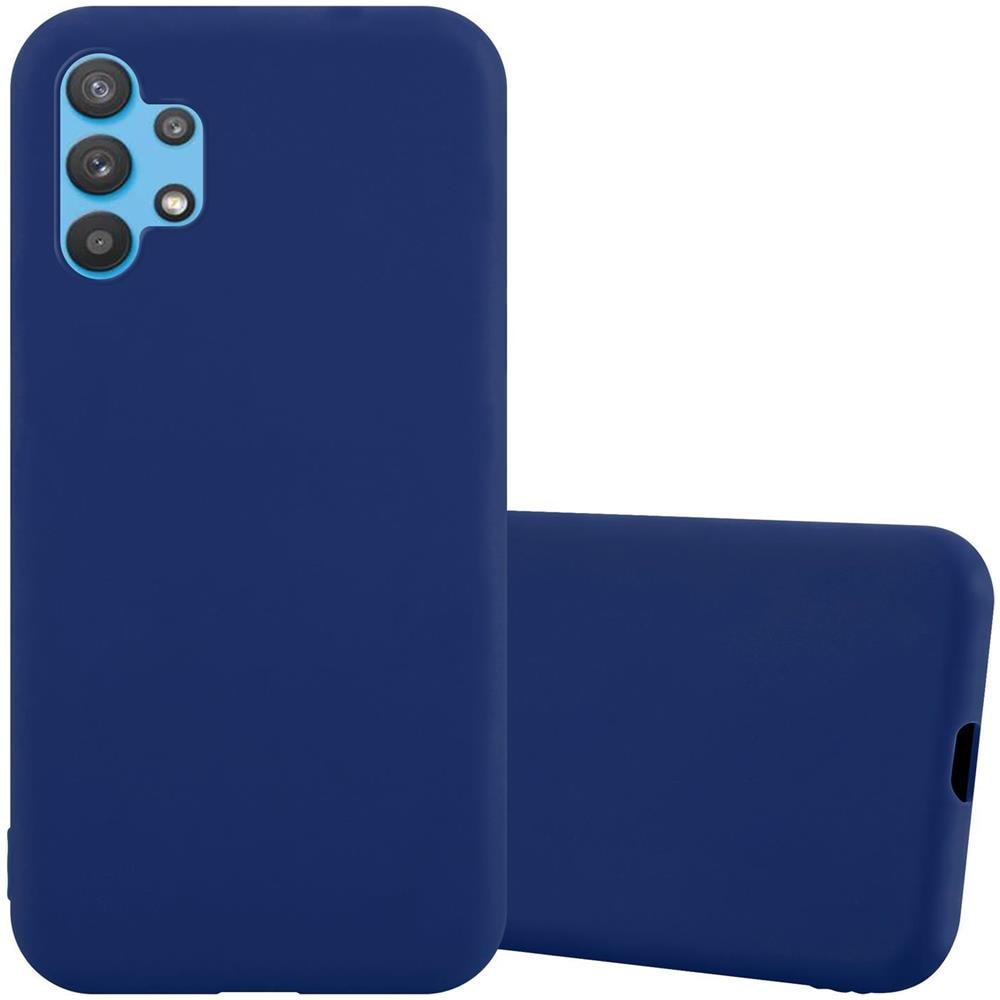 Custodia Compatibile Con Samsung Galaxy A32 4g In Candy Blu Scuro - Coperchio Protettivo In Silicone Tpu Flessibile - Foto 1