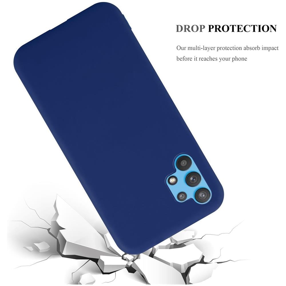 Custodia Compatibile Con Samsung Galaxy A32 4g In Candy Blu Scuro - Coperchio Protettivo In Silicone Tpu Flessibile - Foto 8