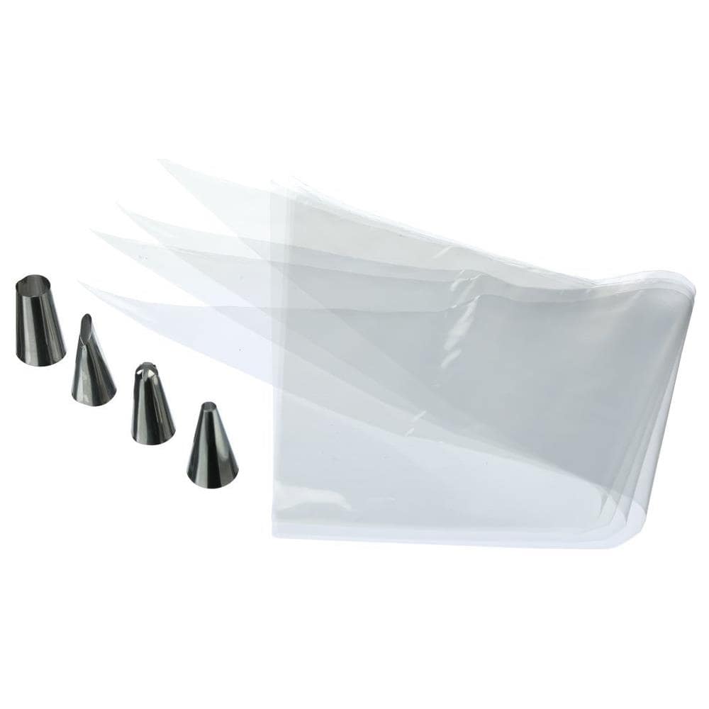 Set Di Pentole Decorative Per Torte: 4 Punte E 20 Sacchetti Usa E Getta. - Foto 1