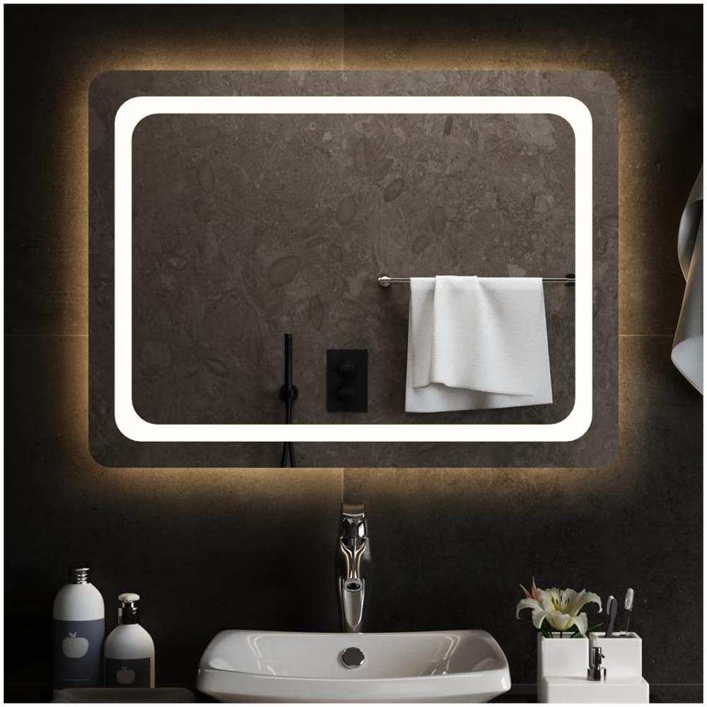 Specchio Da Bagno Con Luci Led 80x60 Cm - Foto 1