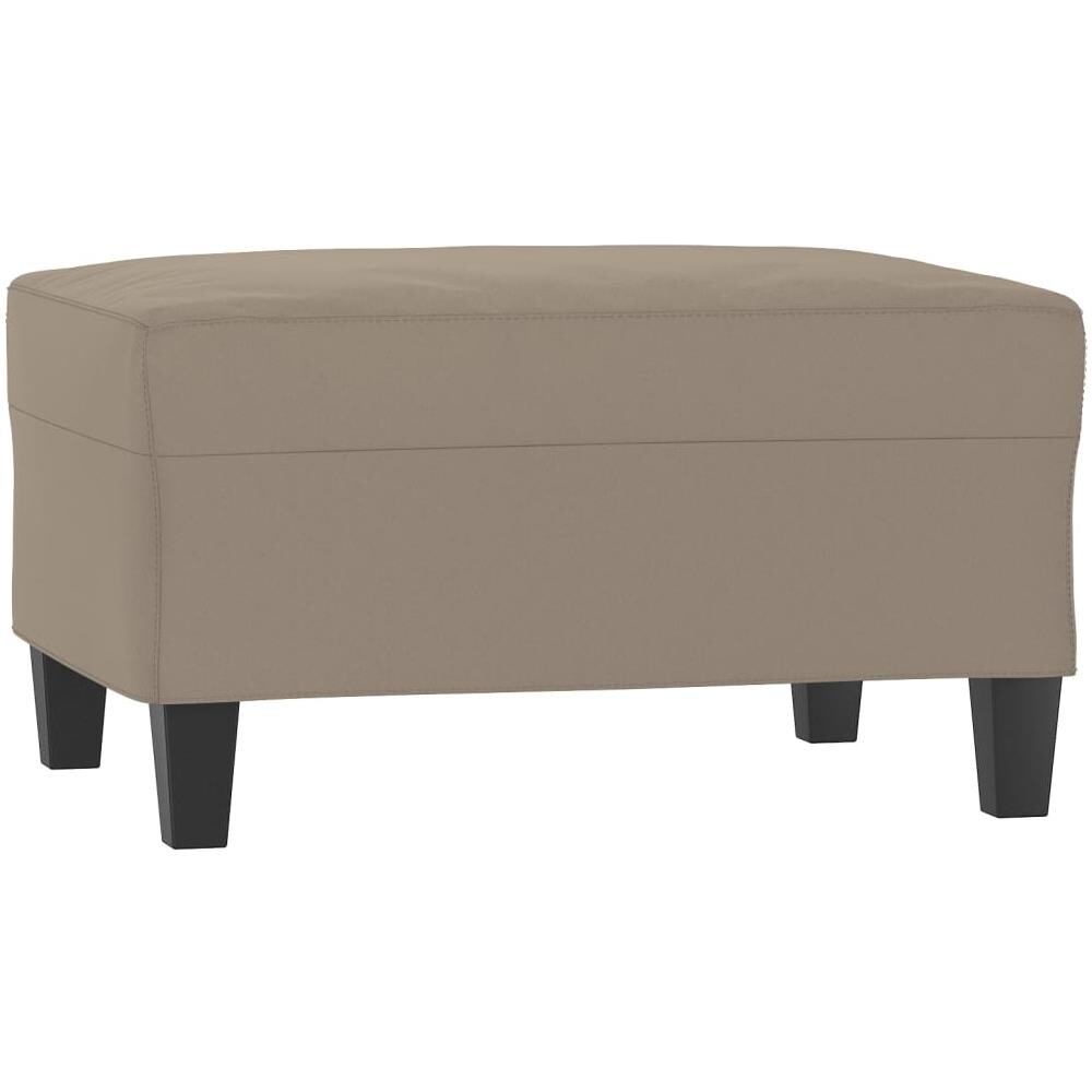 Poggiapiedi Tortora 70x55x41 Cm In Tessuto Microfibra - Foto 2