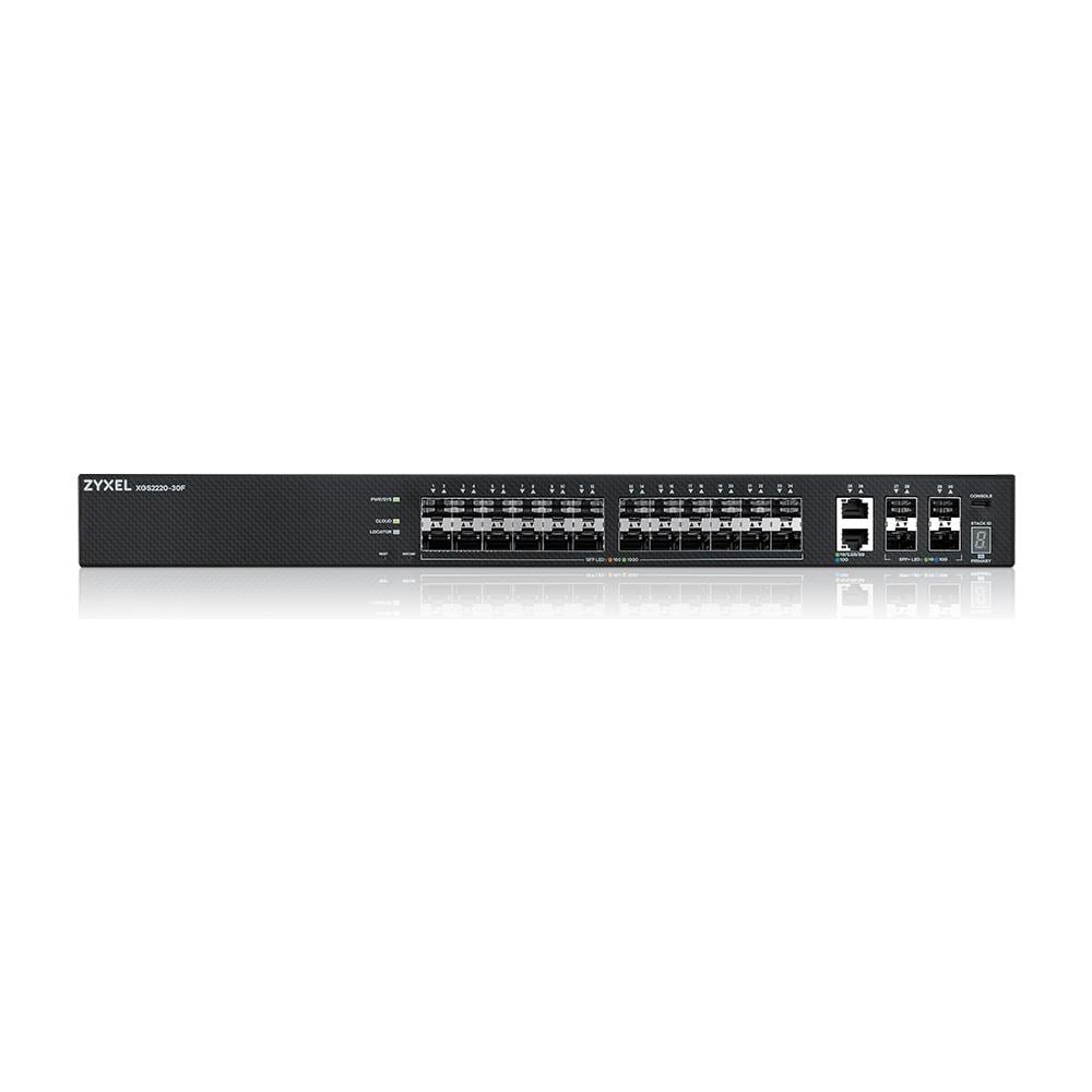 Switch XGS2220-30F 24 Porte SFP con 2 Porte 10G Ethernet / 4 Porte SFP+ Managed - Foto 2