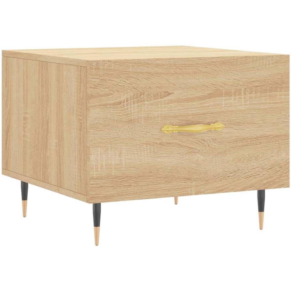 Tavolino Da Salotto Rovere Sonoma 50x50x40 Cm Legno Multistrato - Foto 2