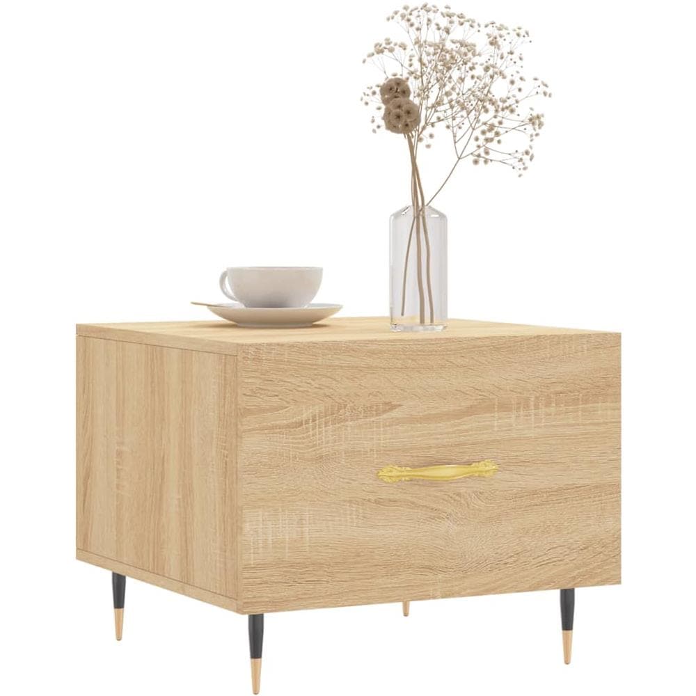 Tavolino Da Salotto Rovere Sonoma 50x50x40 Cm Legno Multistrato - Foto 3
