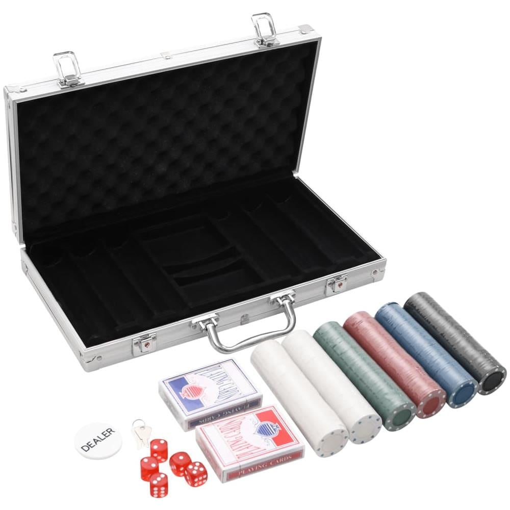 Set Di Fiches Da Poker 300 Pz 4 G - Foto 1