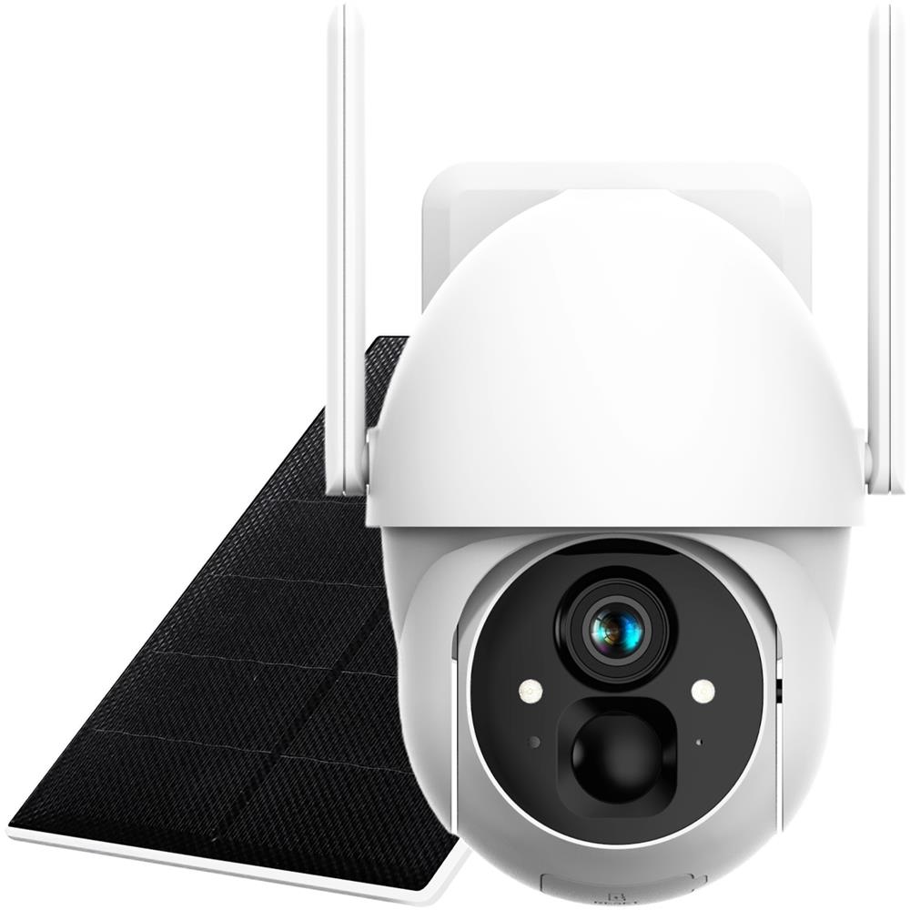Volta ProPT Telecamera Outdoor A16-VL88P con Wi-Fi Motorizzata Batteria Ricaricabile Pannello Solare Colore Bianco - Foto 1