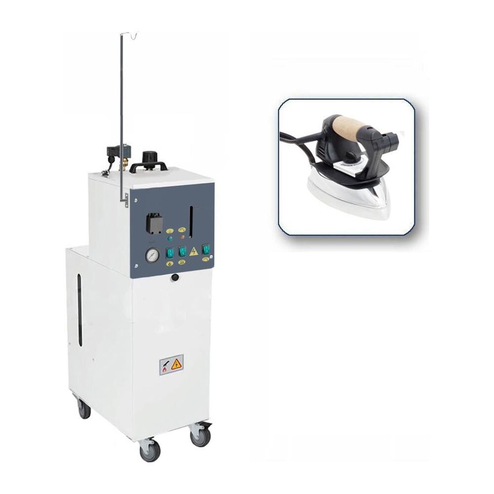 Sistema stirante professionale AV05BS INOX V6 Caldaia acciaio inox a risparmio energetico Resistenza anticalcare Tanica acqua /liquido sanificazione 10 litri - Foto 1