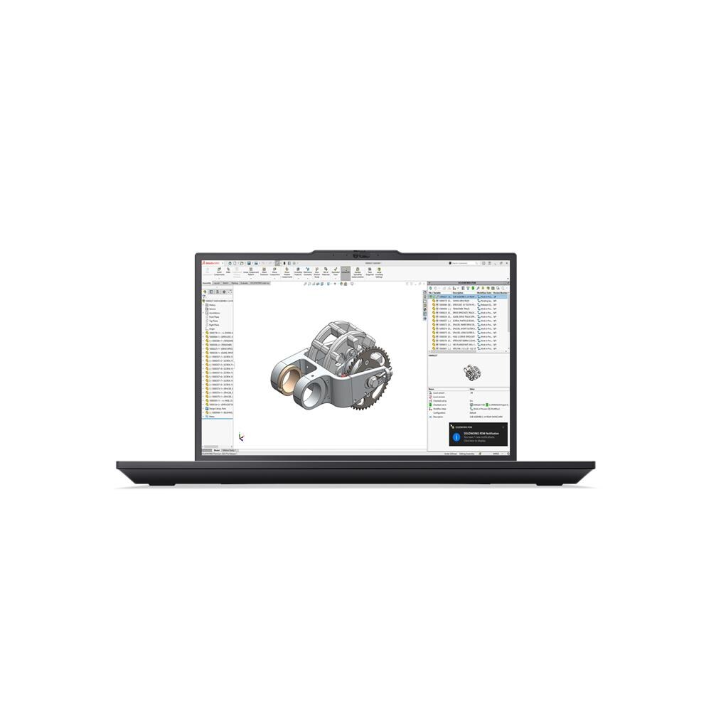 ThinkPad P16v Gen 3 (Intel) Intel Core Ultra 7 255H Workstation mobile 40,6 cm (16") WUXGA 32 GB DDR5-SDRAM 1 TB SSD NVIDIA RTX PRO 1000 Blackwell Wi-Fi 7 (802.11be) Windows 11 Pro Italiano Nero - Foto 2