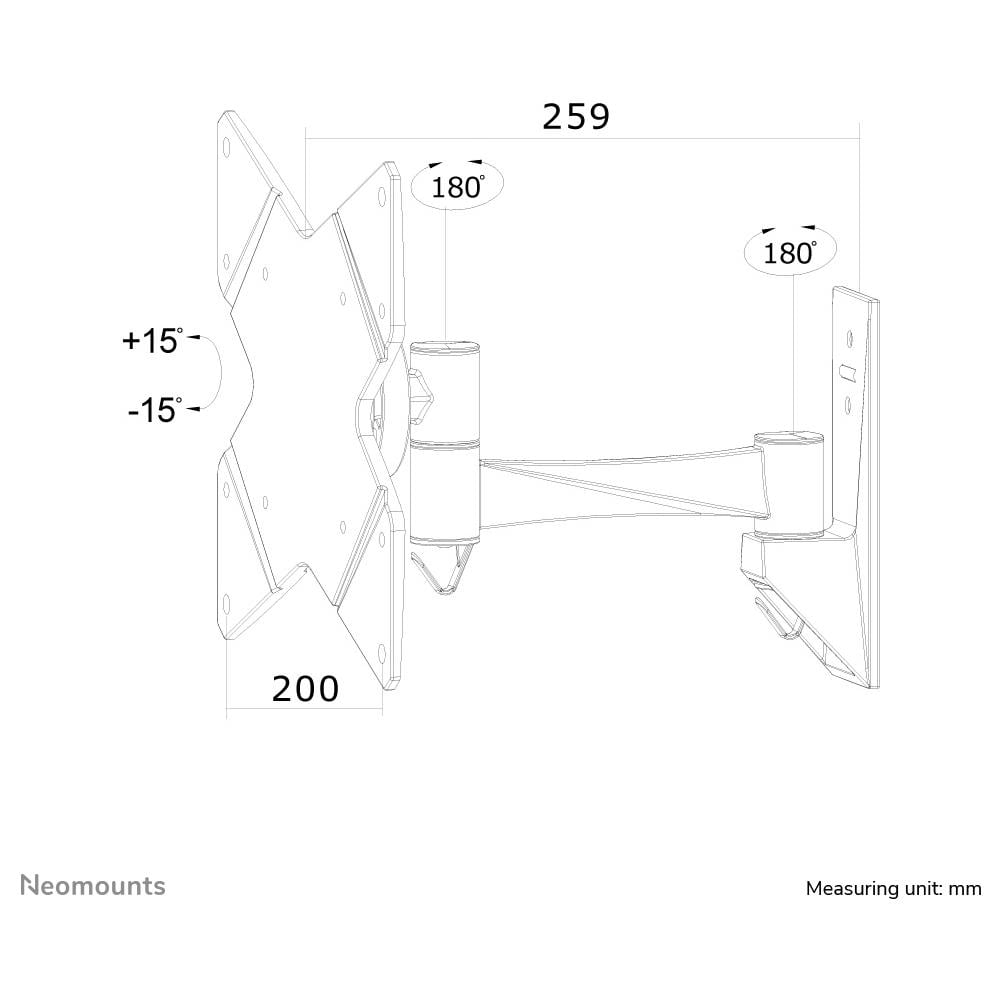 FPMA-W825 Supporto a Parete per Monitor /TV - Foto 7