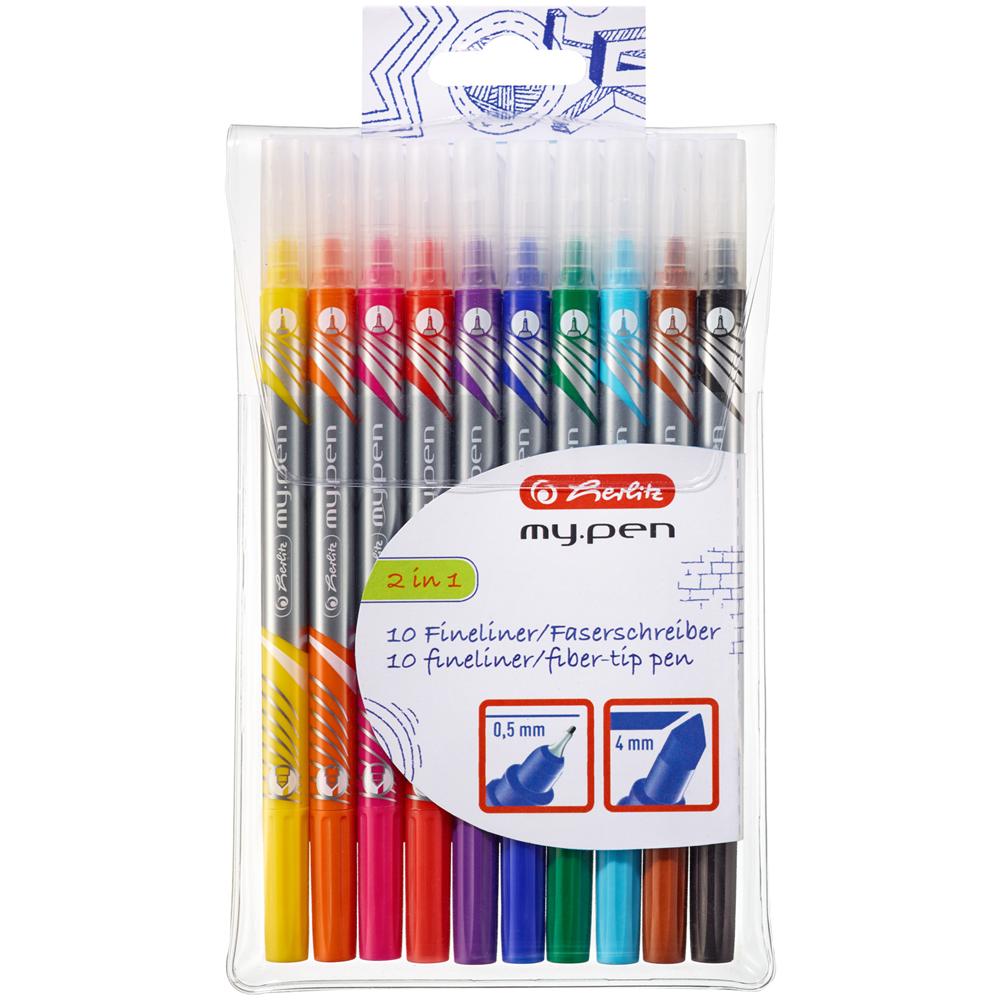 Herl Fineliner my. pen 10er-Etui - Foto 1
