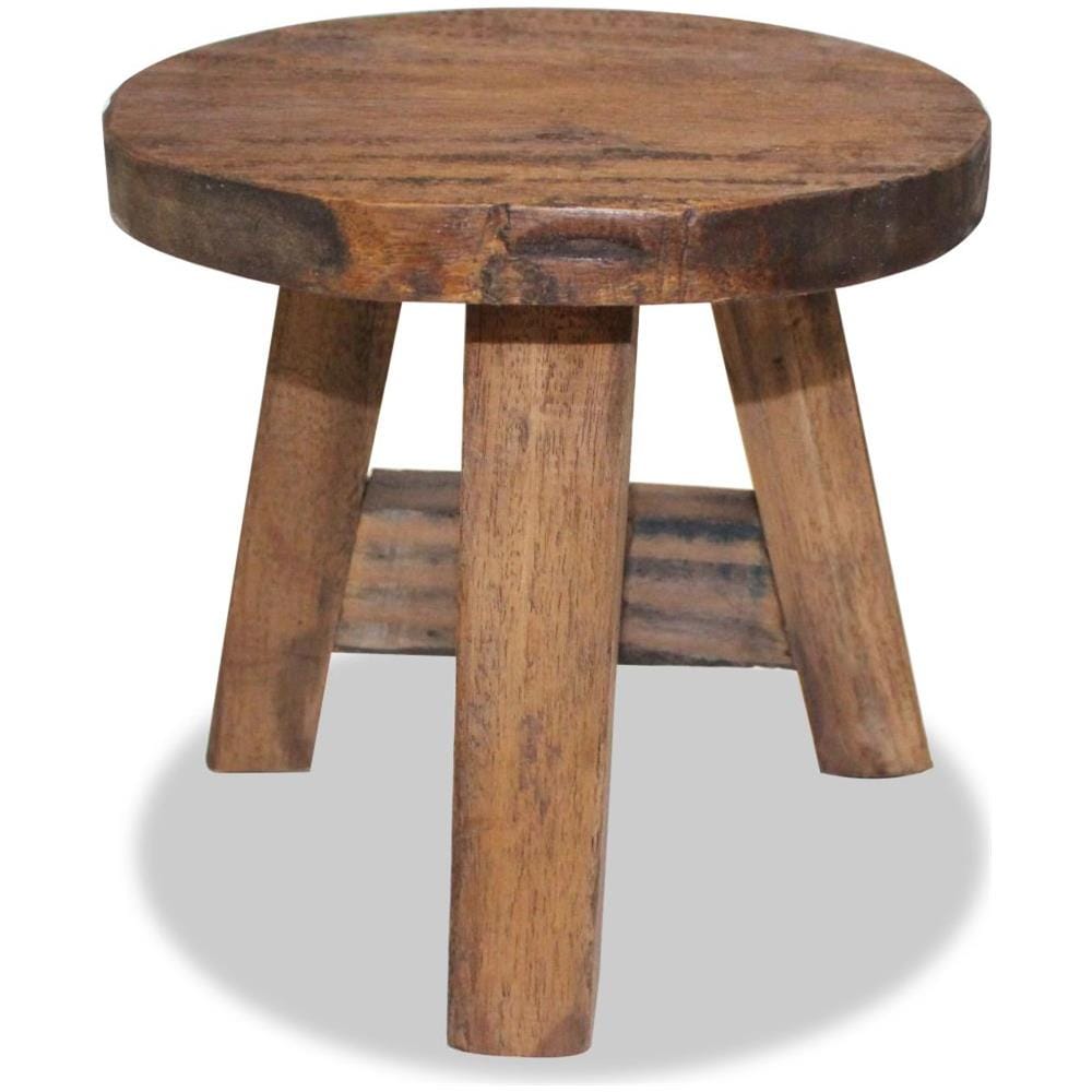 Sgabello in Legno Massello di Mogano - Foto 1