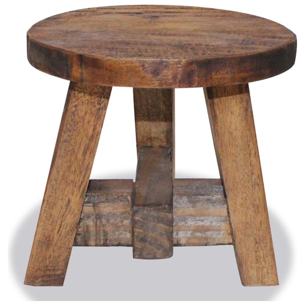 Sgabello in Legno Massello di Mogano - Foto 2