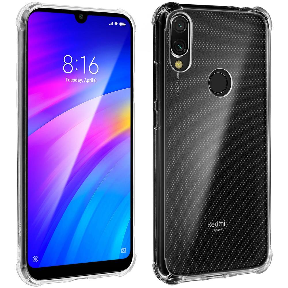 Cover Xiaomi Redmi 7 Silicone Gel Flessibile Bumper Resistente Trasparente - Foto 1