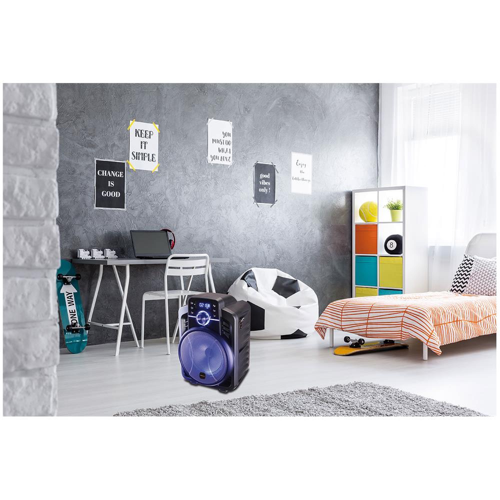 HomeBox Altoparlante Portatile Stereo Potenza 20 W Bluetooth Colore Nero - Foto 4