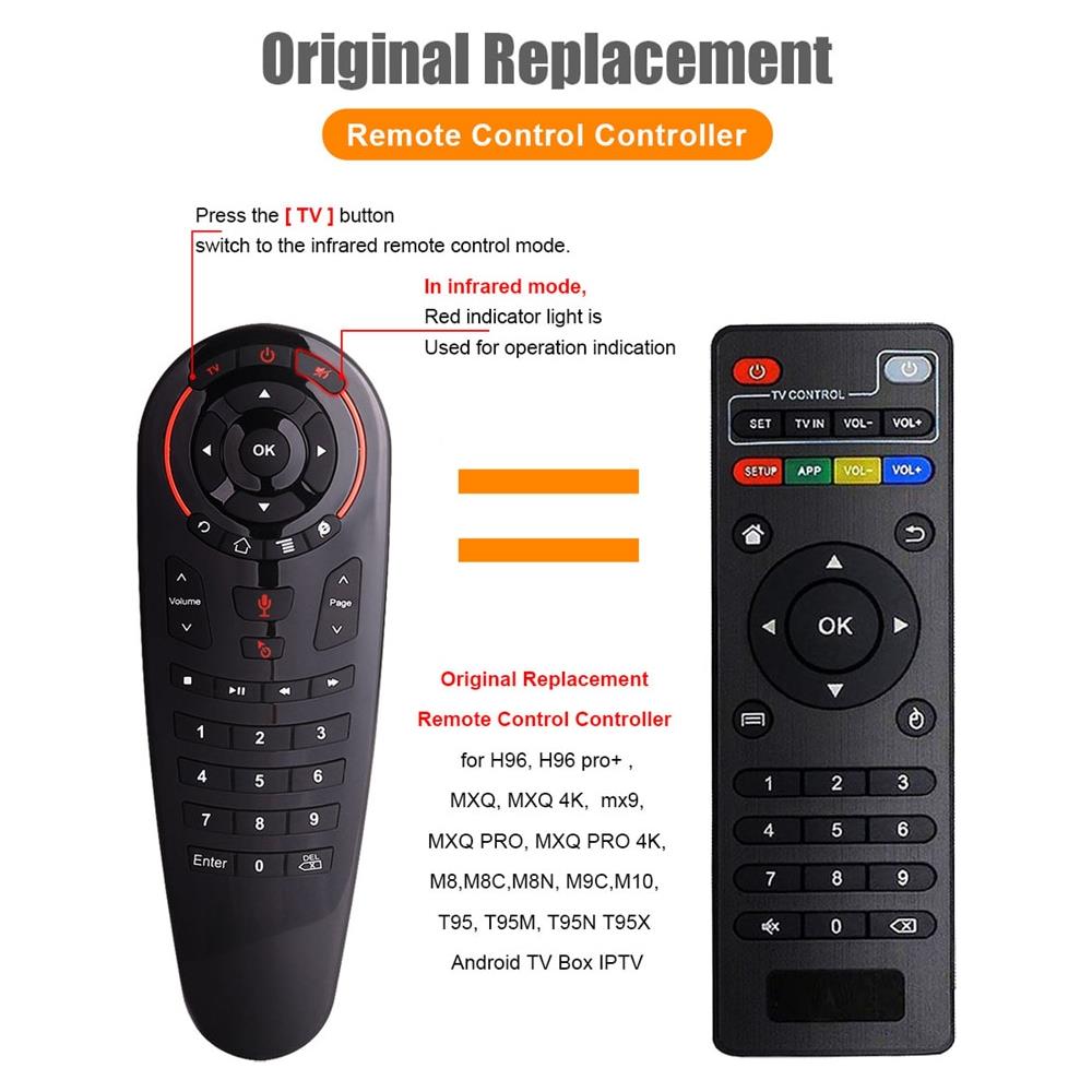 TELECOMANDO CON TASTIERA WIRELESS AIR MOUSE MOVIMENTO DONGLE USB ANDROID BOX PC