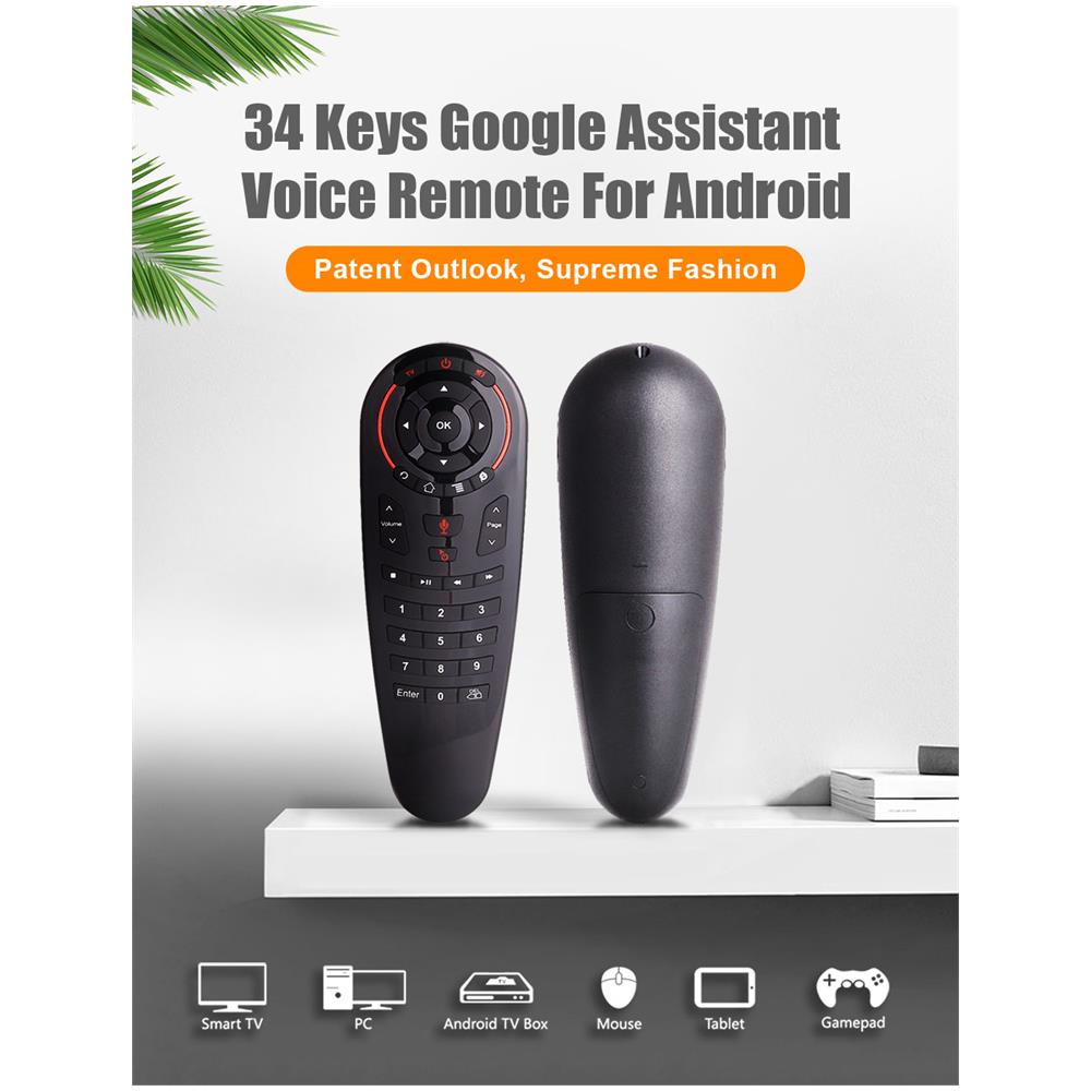 Telecomando Air Mouse da 2,4 GHz con tastiera, sensori giroscopici