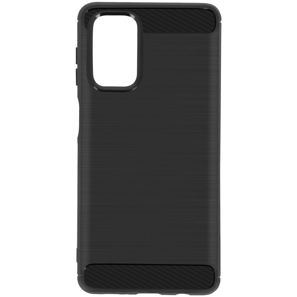 Cover Flessibile Samsung Galaxy A32 5g Effetto Levigato E Carbonio Nera - Foto 1