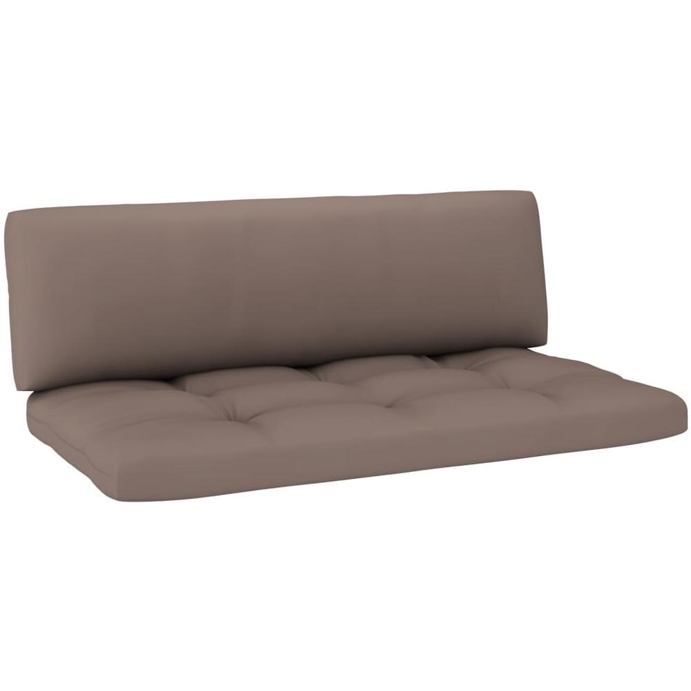 Set di Divani su Pallet 6 pz e Cuscini in Pino Impregnato Grigio - Foto 2