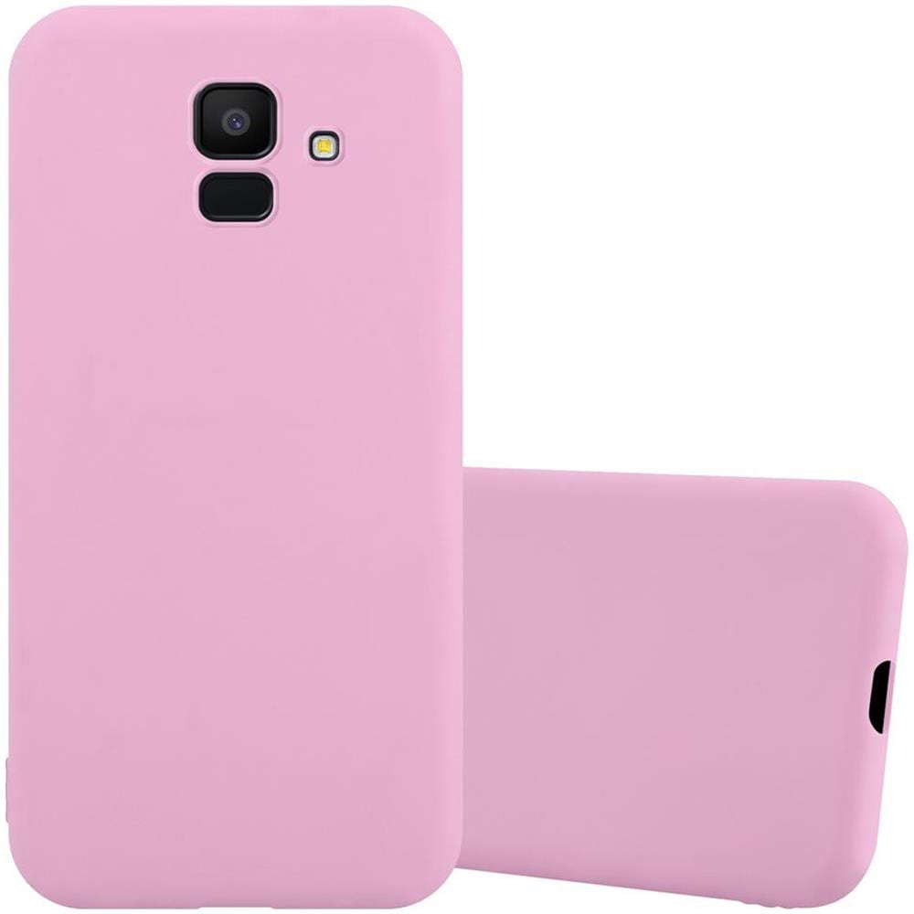 Custodia Compatibile Con Samsung Galaxy J6 2018 Eu / J600 In Candy Rosa - Coperchio Protettivo In Silicone Tpu Flessibile - Foto 1