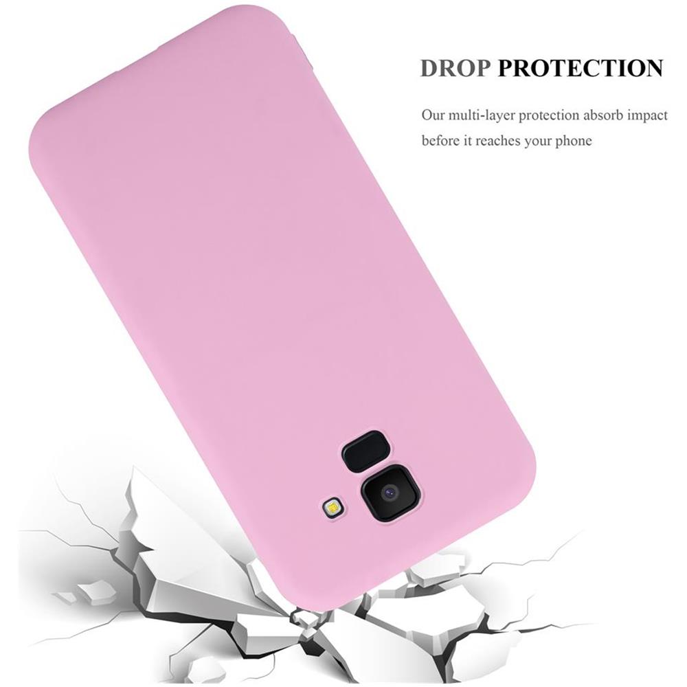 Custodia Compatibile Con Samsung Galaxy J6 2018 Eu / J600 In Candy Rosa - Coperchio Protettivo In Silicone Tpu Flessibile - Foto 8