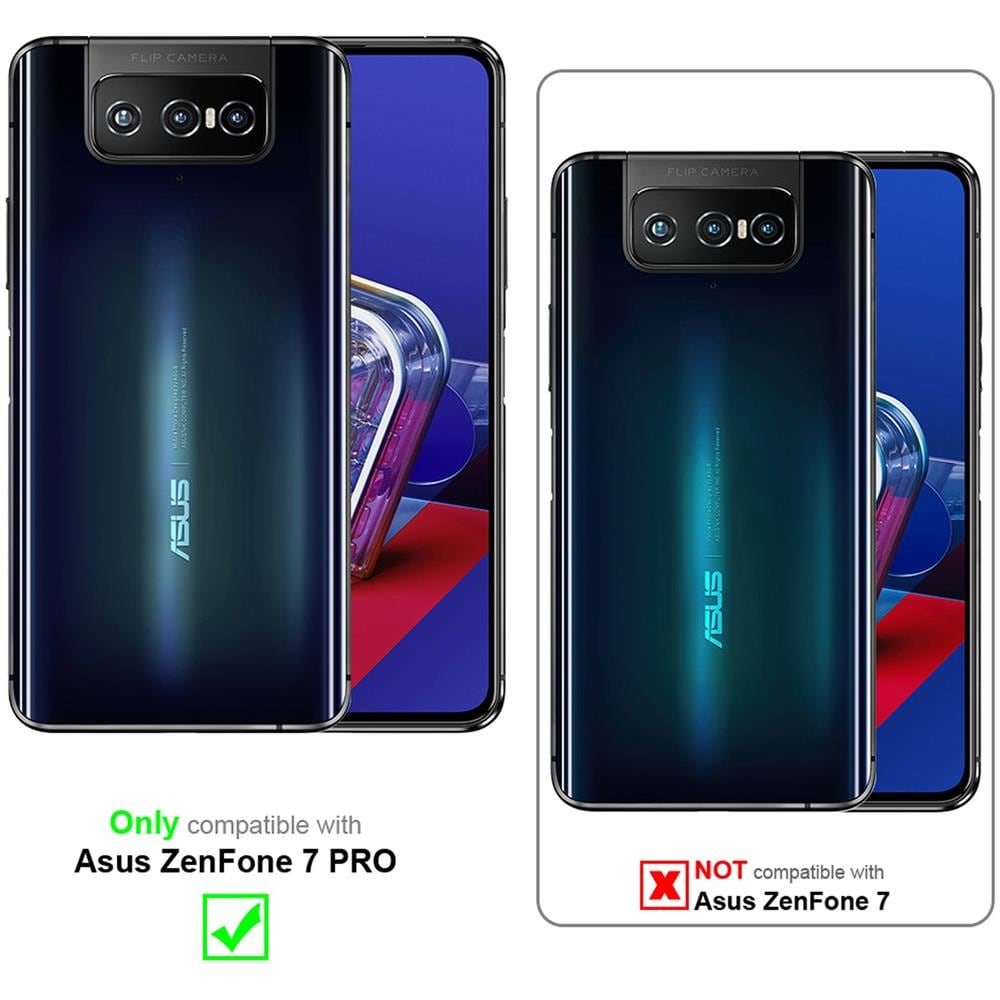 3x Pellicola Di Armatura Compatibile Con Asus Zenfone 7 Pro In Elevata Trasparenza - 3x Vetro Temperato (tempered) Di Protezione Del Display In Durezza 9h Con 3d Touch - Foto 2