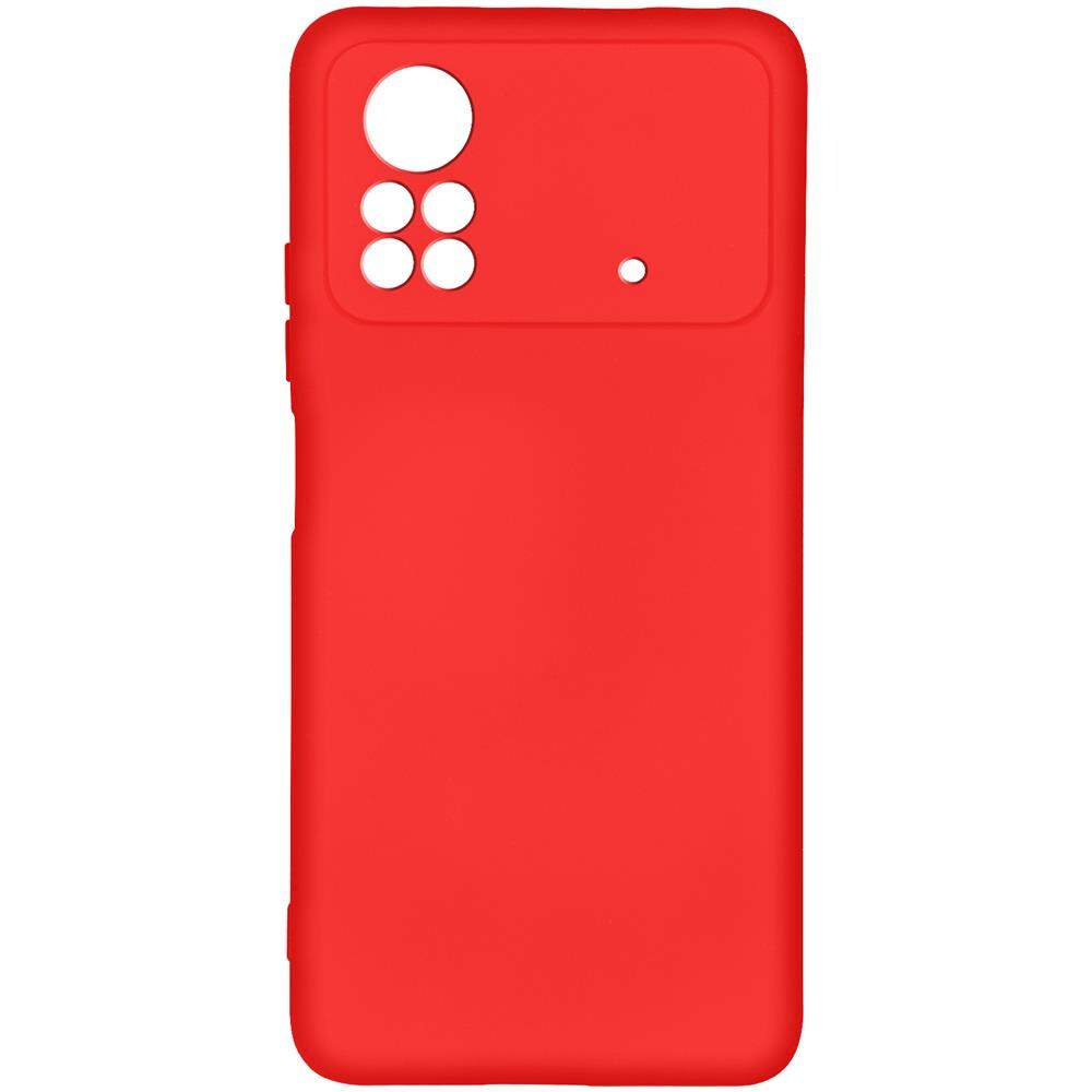 Cover Xiaomi Poco X4 Pro 5g In Silicone Semi-rigido Soft-touch Rossa - Foto 1