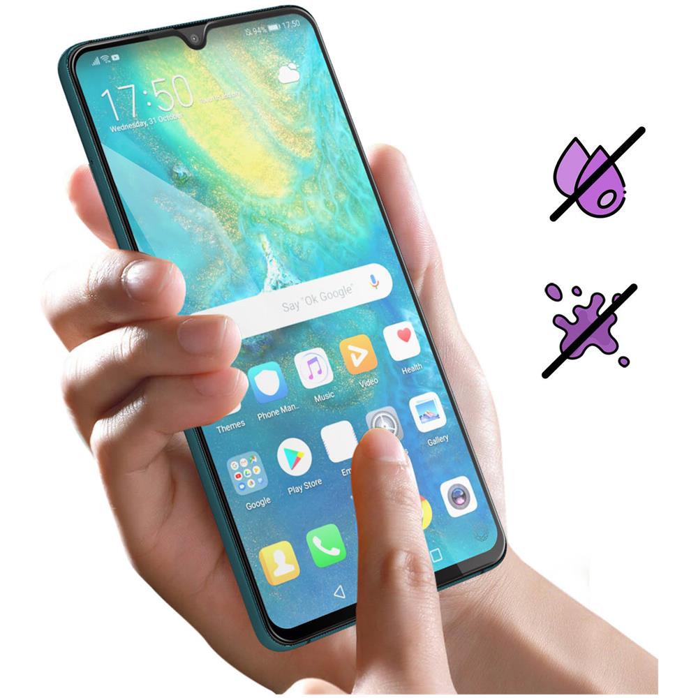 Vetro Temperato Per Huawei Mate 20 Garanzia A Vita Bordo Nero - Foto 2