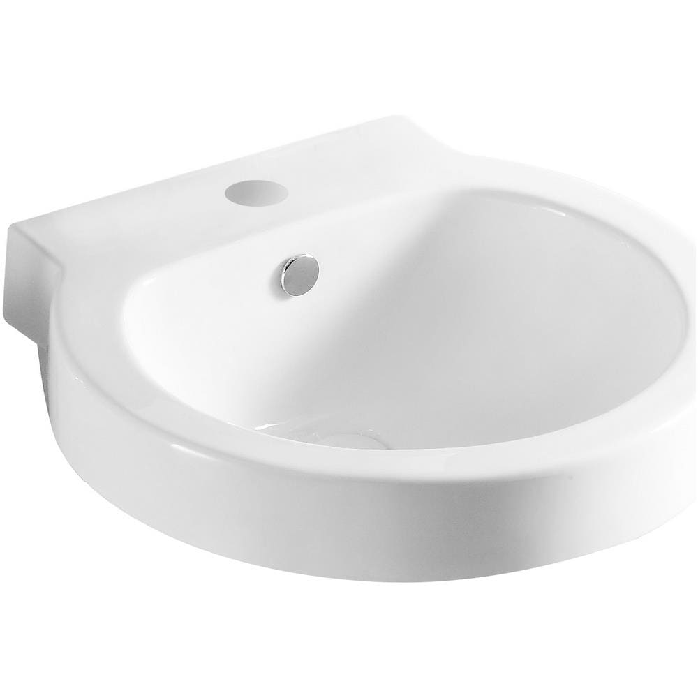 Lavabo A Parete 51.5x49.5 Cm Bianco Lp93 - Foto 2