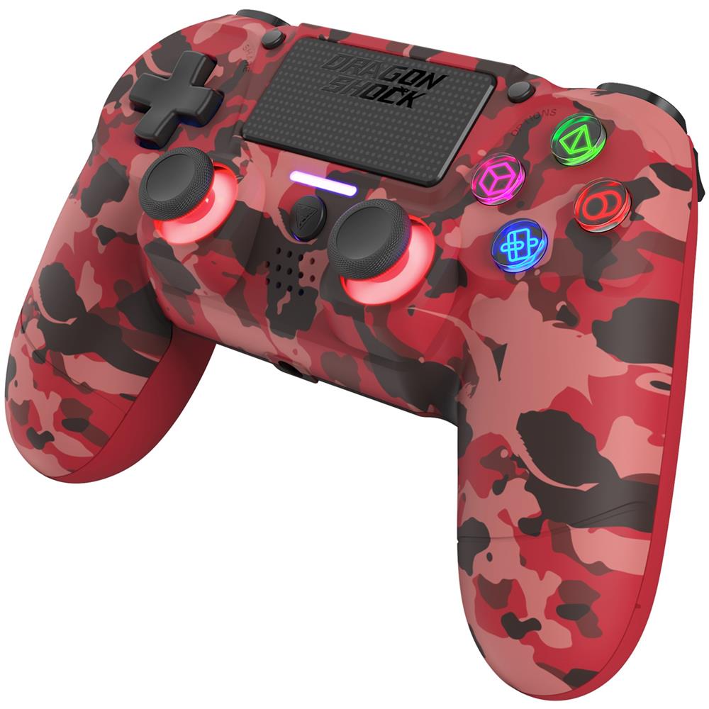 Mizar Bt - Controllore Wireless Rosso Mimetico Per Ps4, Pc E Cellulari - Foto 1