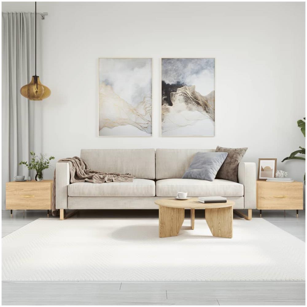 Tavolini Salotto 2pz Rovere Sonoma 50x50x40cm Legno Multistrato - Foto 1