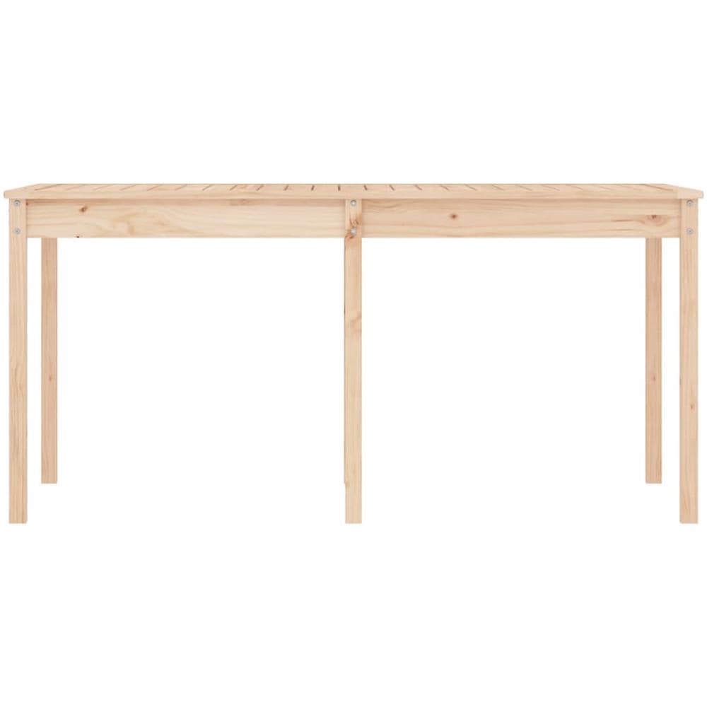 Tavolo Da Giardino 159,5x82,5x76 Cm In Legno Massello Di Pino - Foto 7