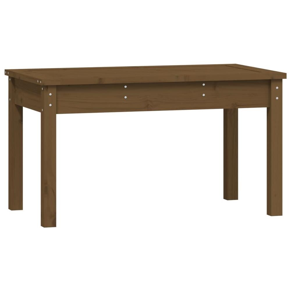 Panca da Giardino Miele 80x44x45 cm Legno Massello di Pino - Foto 2