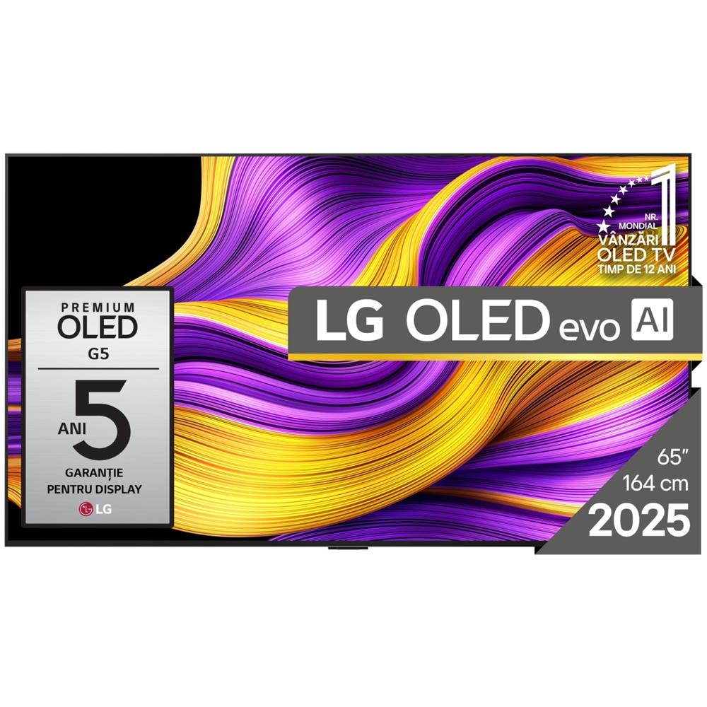 OLED evo AI OLED65G51LW TV 165,1 cm (65") 4K Ultra HD Smart TV Wi-Fi Nero - Foto 1