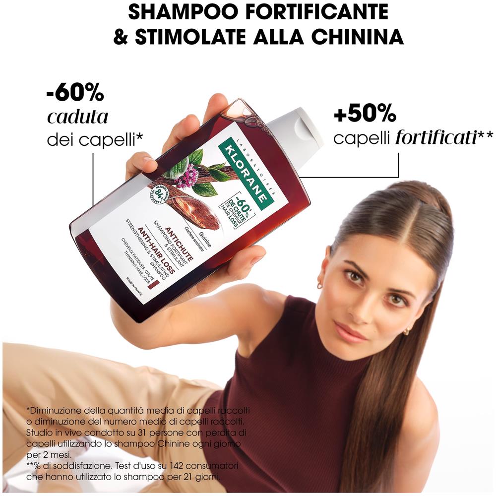 Shampoo Fortificante & Stimolante alla Chinina 400ml - Foto 2