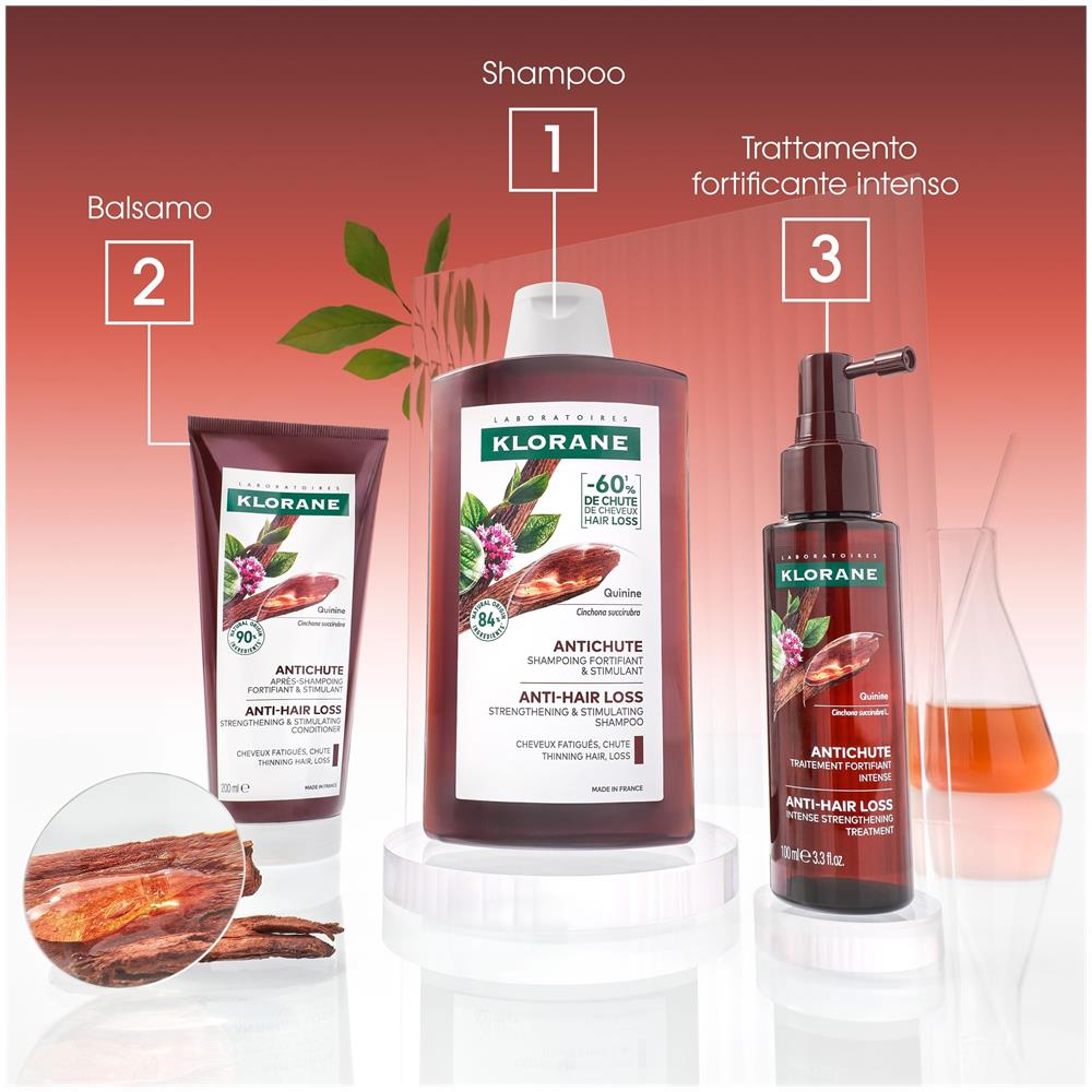 Shampoo Fortificante & Stimolante alla Chinina 400ml - Foto 8