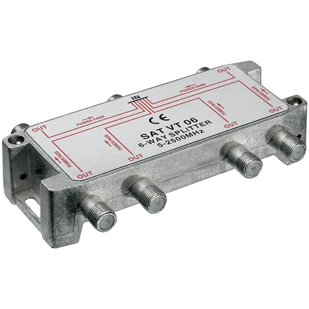 ICOC SAT-SPL6 - Splitter 6 vie per satellite 100 db, 1750 Mhz - Foto 2