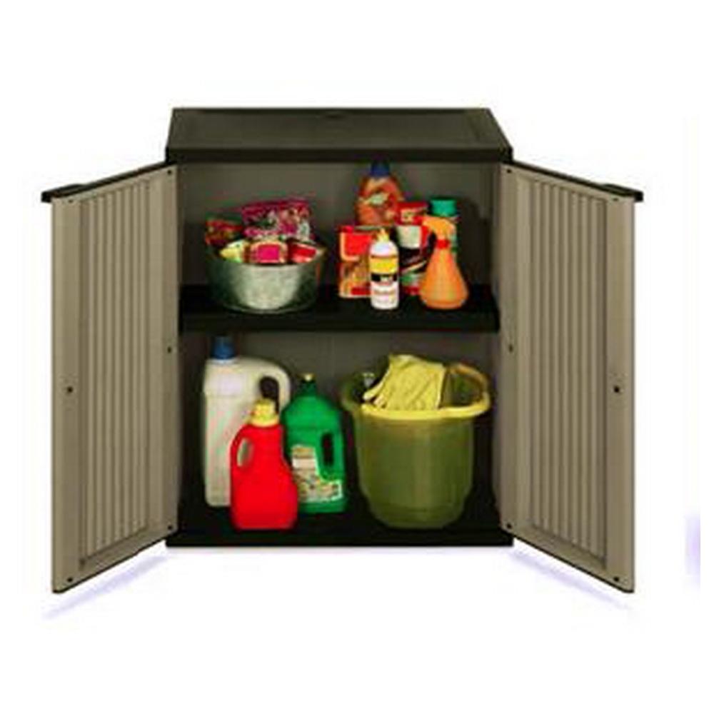 Armadio Jblack 68 basso 2 ante e 1 ripiano L68 x P37,5 x H85 - Foto 3