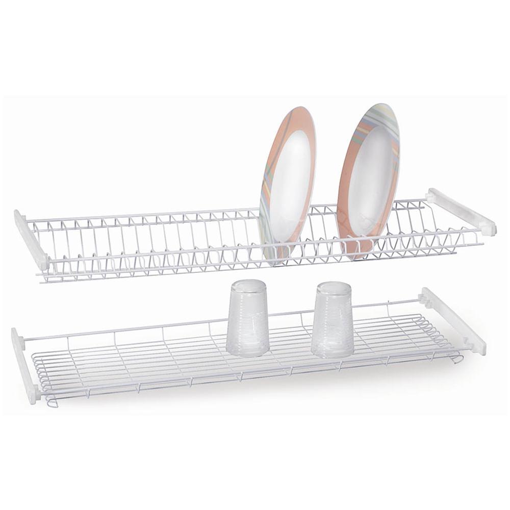 Scolapiatti Da Incasso In Acciaio Verniciato Cm. 56 - Foto 1