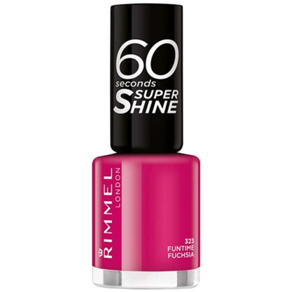 60 Seconds Super Shine Nail Lacquer 323 Funtime Fuchsia - Foto 1