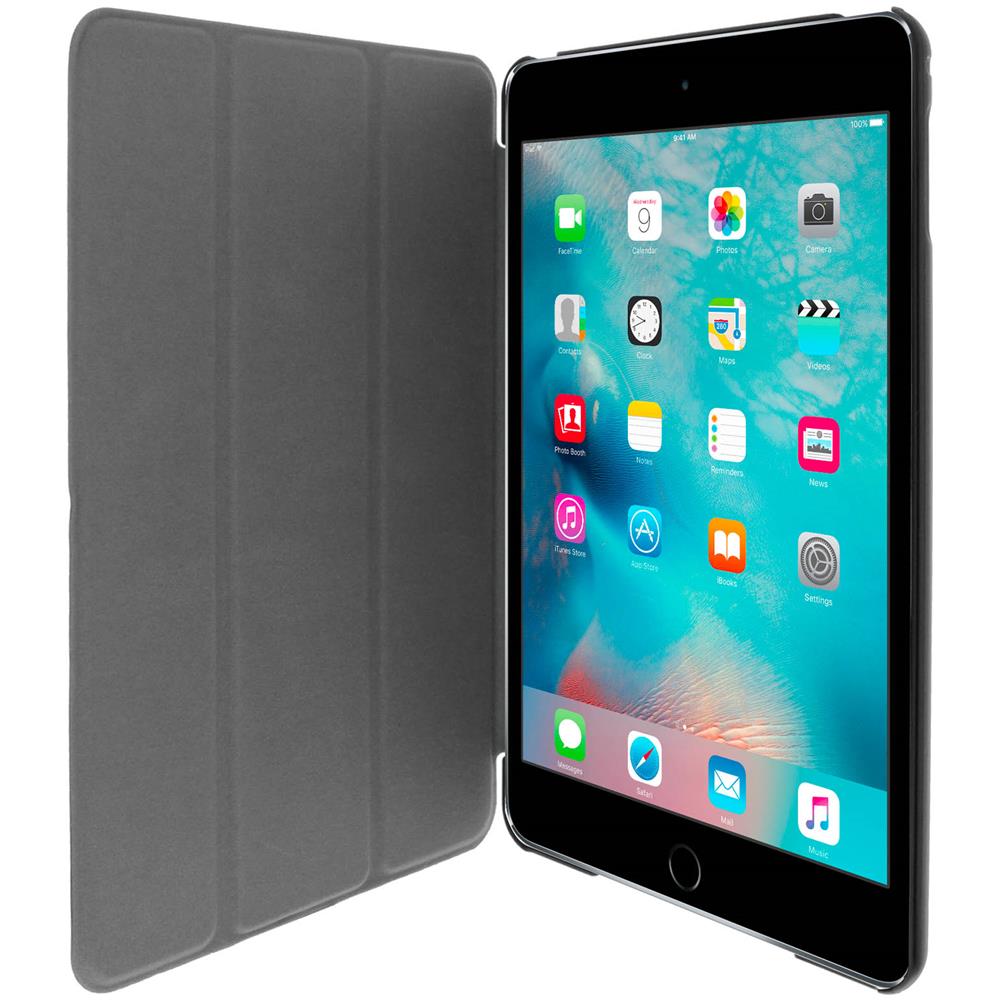 Custodia Folio Slim Funzione Stand 2 Posizioni Per Apple Ipad Mini 4 - Nera - Foto 2